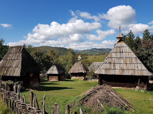 Open air museum Old village Sirogojno